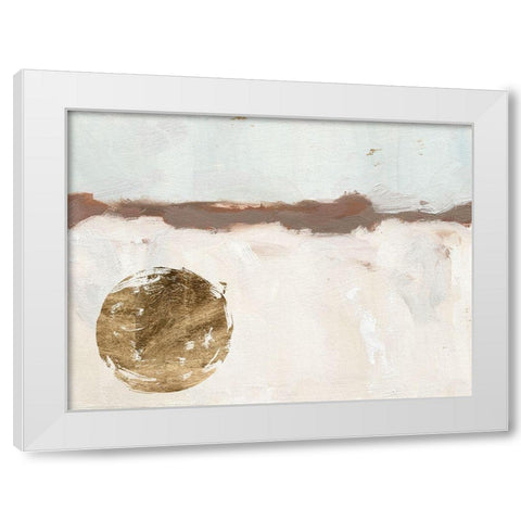 Winter Medallion I White Modern Wood Framed Art Print by Green, Jacob