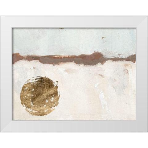 Winter Medallion I White Modern Wood Framed Art Print by Green, Jacob