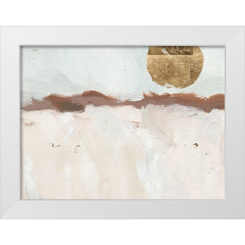 Winter Medallion II White Modern Wood Framed Art Print by Green, Jacob
