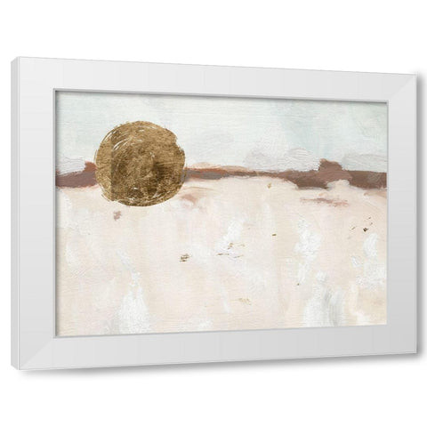 Winter Medallion IV White Modern Wood Framed Art Print by Green, Jacob