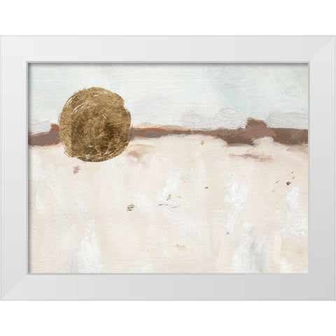 Winter Medallion IV White Modern Wood Framed Art Print by Green, Jacob
