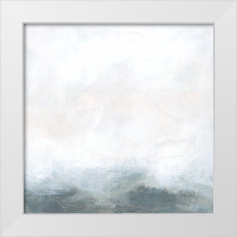 Tactile Fog I White Modern Wood Framed Art Print by Vess, June Erica