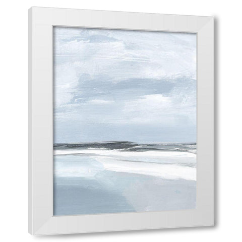 Cirrus Cloud Beach II White Modern Wood Framed Art Print by Warren, Annie