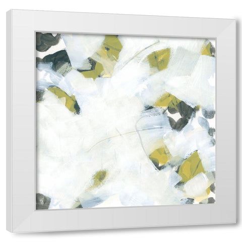 Citron Mix II White Modern Wood Framed Art Print by Vess, June Erica