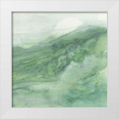 Mountain Passage II White Modern Wood Framed Art Print by Chandler, Sharon