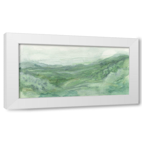 Mountain Passage III White Modern Wood Framed Art Print by Chandler, Sharon