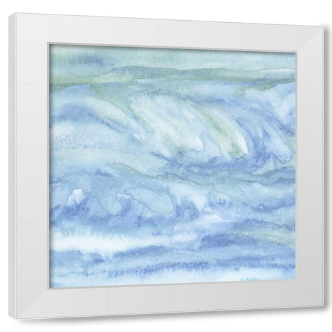 Tidal Waters IV White Modern Wood Framed Art Print by Chandler, Sharon