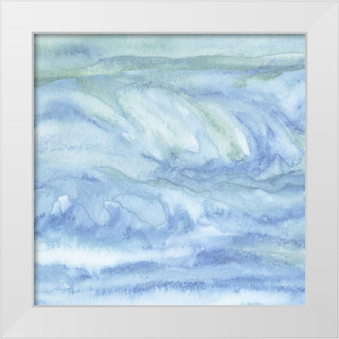 Tidal Waters IV White Modern Wood Framed Art Print by Chandler, Sharon