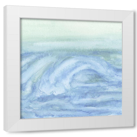 Tidal Waters VI White Modern Wood Framed Art Print by Chandler, Sharon