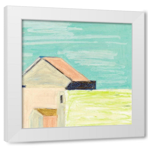 Sunlight and Buildings IV White Modern Wood Framed Art Print by Wang, Melissa