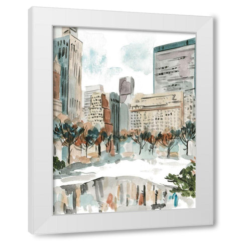 Winter Road IV White Modern Wood Framed Art Print by Wang, Melissa