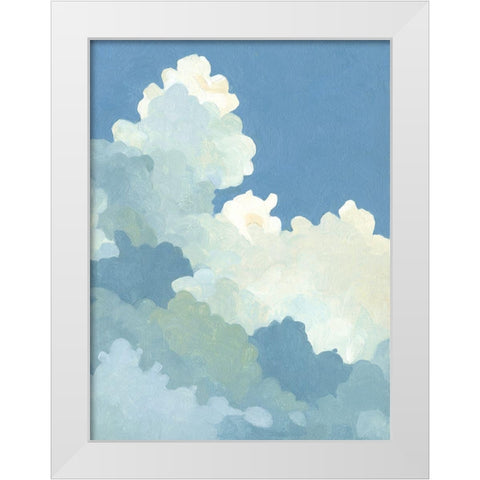 Cumulus Stacks I White Modern Wood Framed Art Print by Caroline, Emma