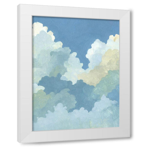 Cumulus Stacks II White Modern Wood Framed Art Print by Caroline, Emma