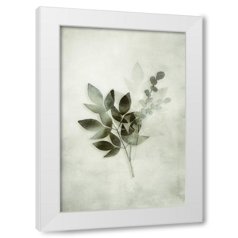 Tropical Night in Green I White Modern Wood Framed Art Print by Haase, Andrea