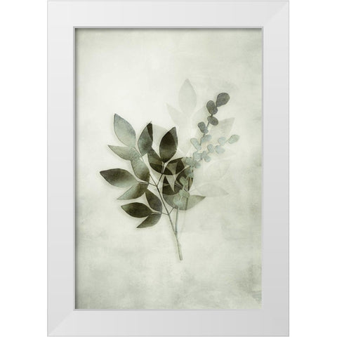 Tropical Night in Green I White Modern Wood Framed Art Print by Haase, Andrea