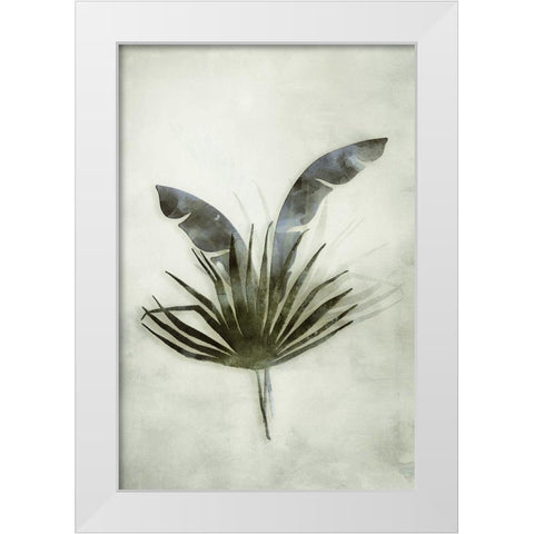 Tropical Night in Green II White Modern Wood Framed Art Print by Haase, Andrea
