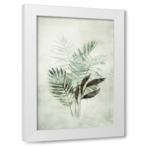 Tropical Night in Green III White Modern Wood Framed Art Print by Haase, Andrea