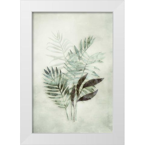 Tropical Night in Green III White Modern Wood Framed Art Print by Haase, Andrea