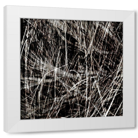 Neutral Drift III White Modern Wood Framed Art Print by Aryai, Sia