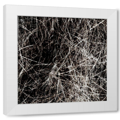 Neutral Drift IV White Modern Wood Framed Art Print by Aryai, Sia