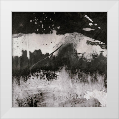 Neutral Amaze II White Modern Wood Framed Art Print by Aryai, Sia