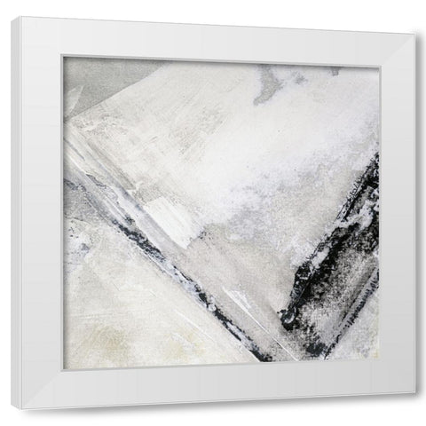 Neutral Amaze III White Modern Wood Framed Art Print by Aryai, Sia