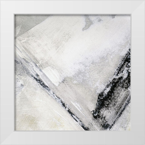 Neutral Amaze III White Modern Wood Framed Art Print by Aryai, Sia