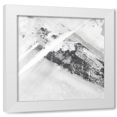 Neutral Amaze IV White Modern Wood Framed Art Print by Aryai, Sia