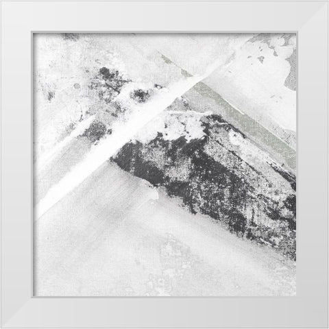 Neutral Amaze IV White Modern Wood Framed Art Print by Aryai, Sia