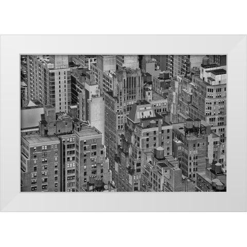 Velvet Views I White Modern Wood Framed Art Print by Stelfox, Norm