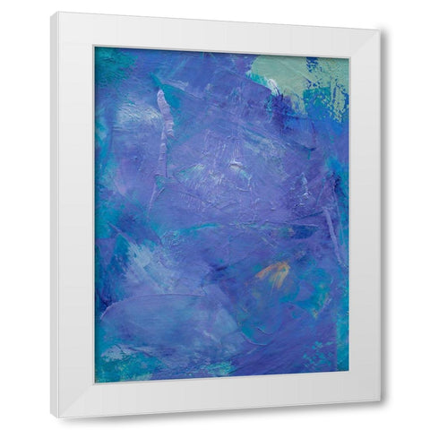 Lavender Peri III White Modern Wood Framed Art Print by Guererra, Teodora