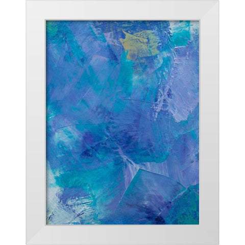 Lavender Peri IV White Modern Wood Framed Art Print by Guererra, Teodora