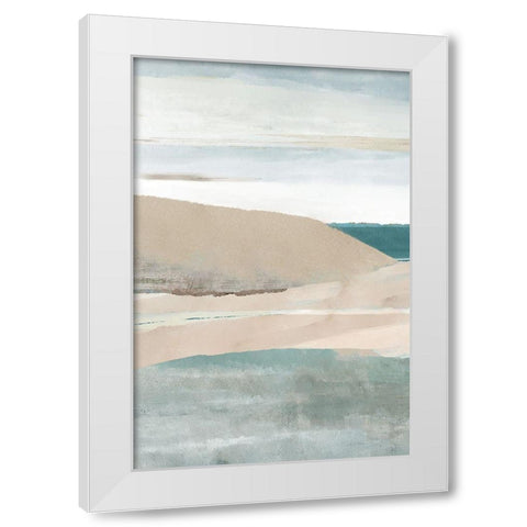 Allonby I White Modern Wood Framed Art Print by Kouta, Flora