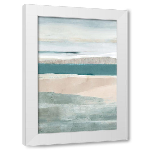 Allonby III White Modern Wood Framed Art Print by Kouta, Flora