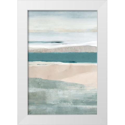 Allonby III White Modern Wood Framed Art Print by Kouta, Flora