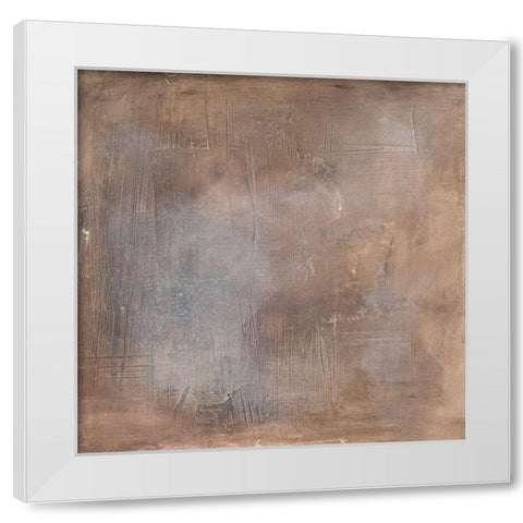 Subtle Confusion III White Modern Wood Framed Art Print by Moore, Regina