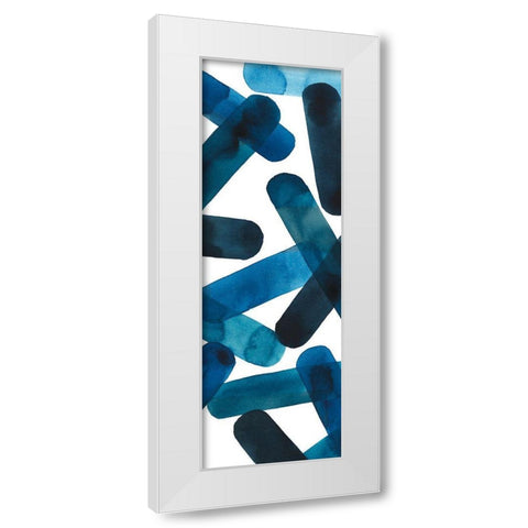 Sea Scrolls II White Modern Wood Framed Art Print by Popp, Grace