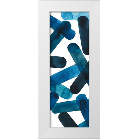 Sea Scrolls II White Modern Wood Framed Art Print by Popp, Grace