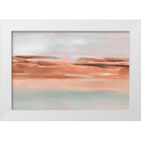 Desert Haze I White Modern Wood Framed Art Print by Harper, Ethan