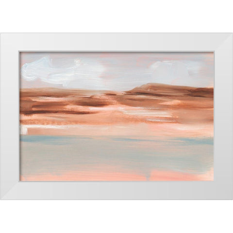 Desert Haze II White Modern Wood Framed Art Print by Harper, Ethan