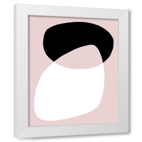 Rose Gate I White Modern Wood Framed Art Print by Green, Jacob