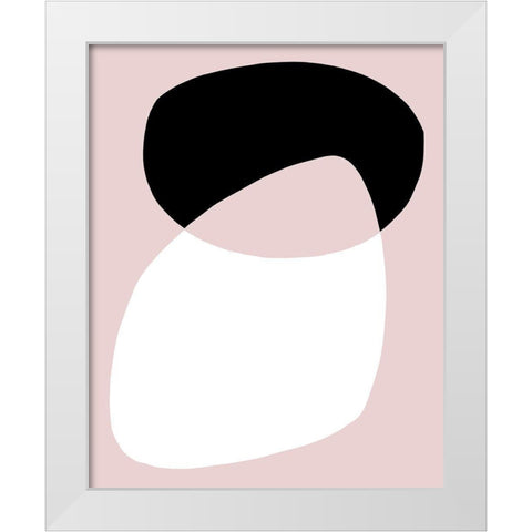 Rose Gate I White Modern Wood Framed Art Print by Green, Jacob