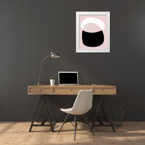 Rose Gate IV White Modern Wood Framed Art Print by Green, Jacob