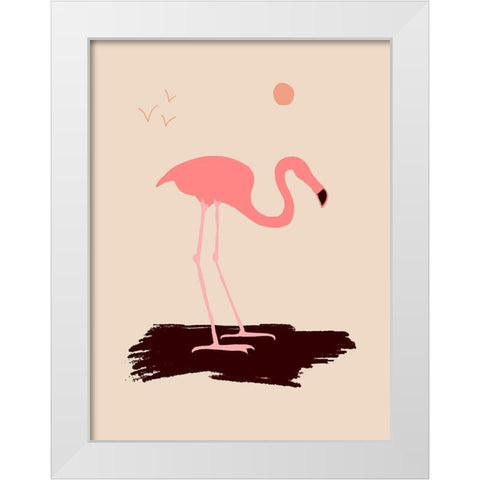 Native Floridian II White Modern Wood Framed Art Print by Green, Jacob