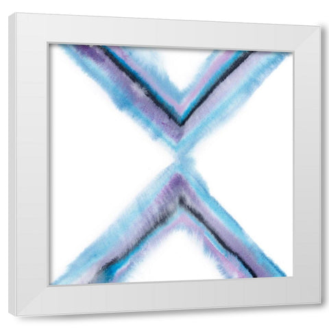 Touching Twilight I White Modern Wood Framed Art Print by Popp, Grace