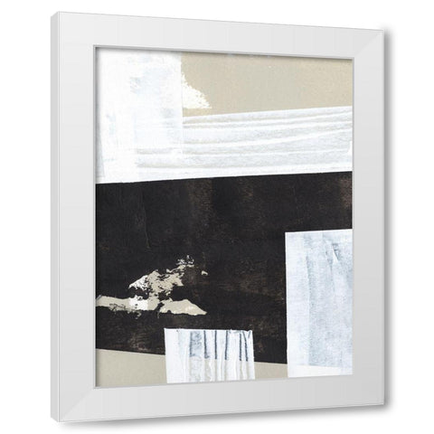Neutral Intersect VI White Modern Wood Framed Art Print by Warren, Annie