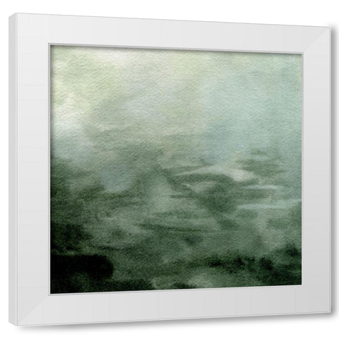 Dark Waters I White Modern Wood Framed Art Print by Caroline, Emma