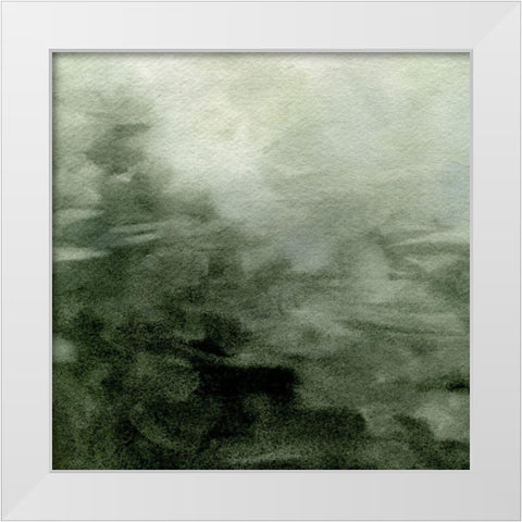 Dark Waters II White Modern Wood Framed Art Print by Caroline, Emma