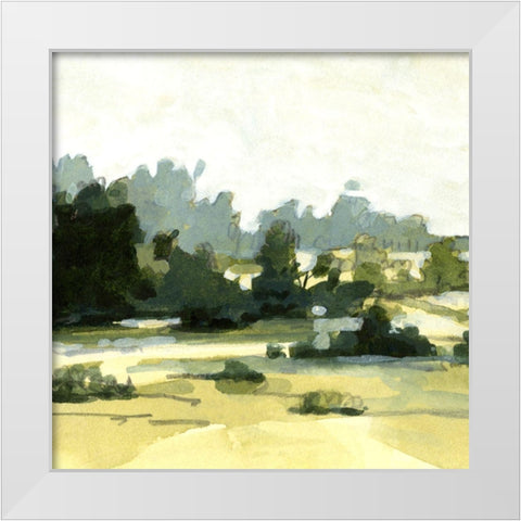 Bright Marshland I White Modern Wood Framed Art Print by Caroline, Emma