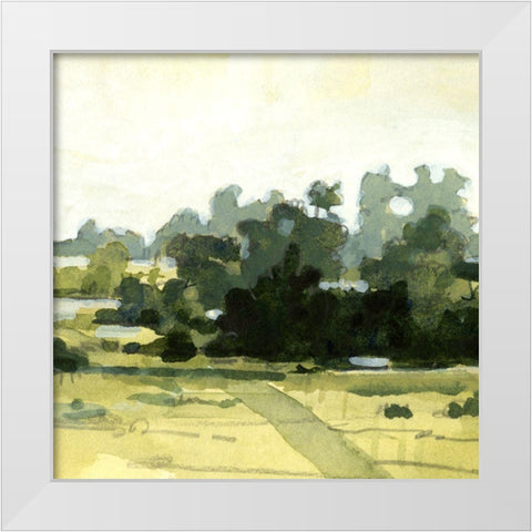 Bright Marshland II White Modern Wood Framed Art Print by Caroline, Emma